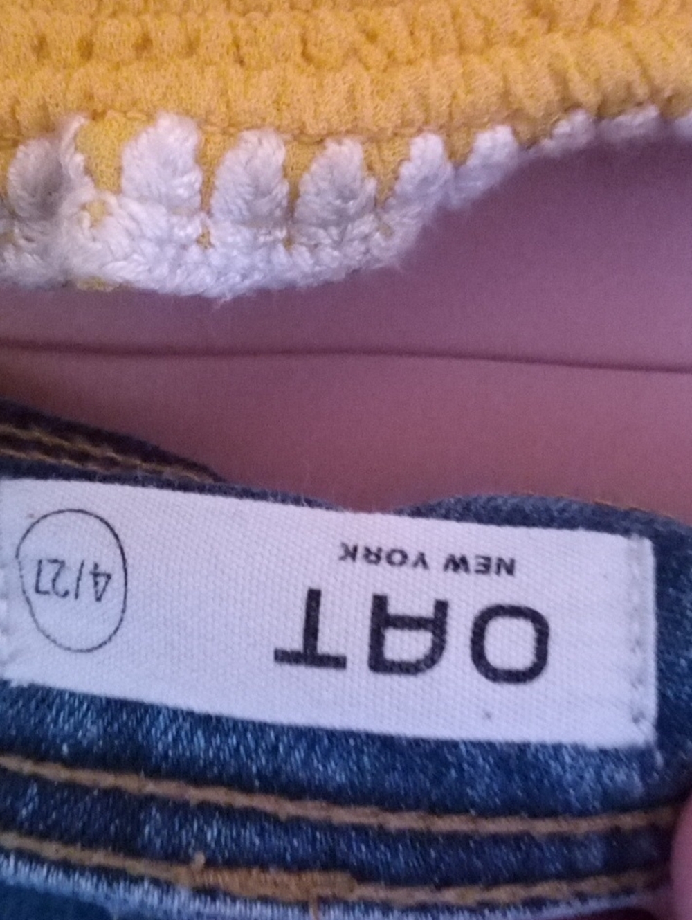 OAT NEW YORK '70S Style Pocket Jeans. Sz 4/27 Inch Waist. - Picture 11 of 11